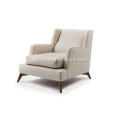 Enkelt sofa hvit stoff amerikansk stil stoffsofa